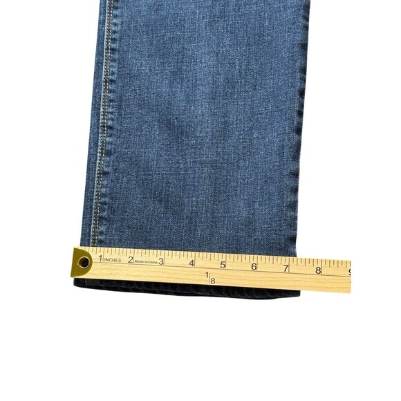 The So Lifting Slim Leg By Chico’s Jeans 1 Short 8 Blue Mid Rise Stretch Denim - Picture 9 of 9